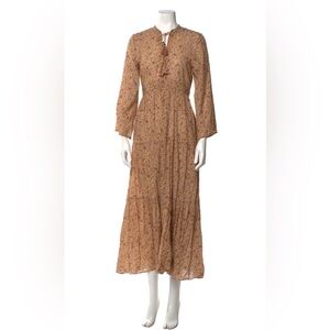 DOEN JAIPUR DRESS IN MUSTARD SIZE S